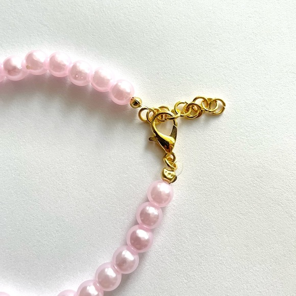 Pink pearl bracelet - Picture 2 of 4